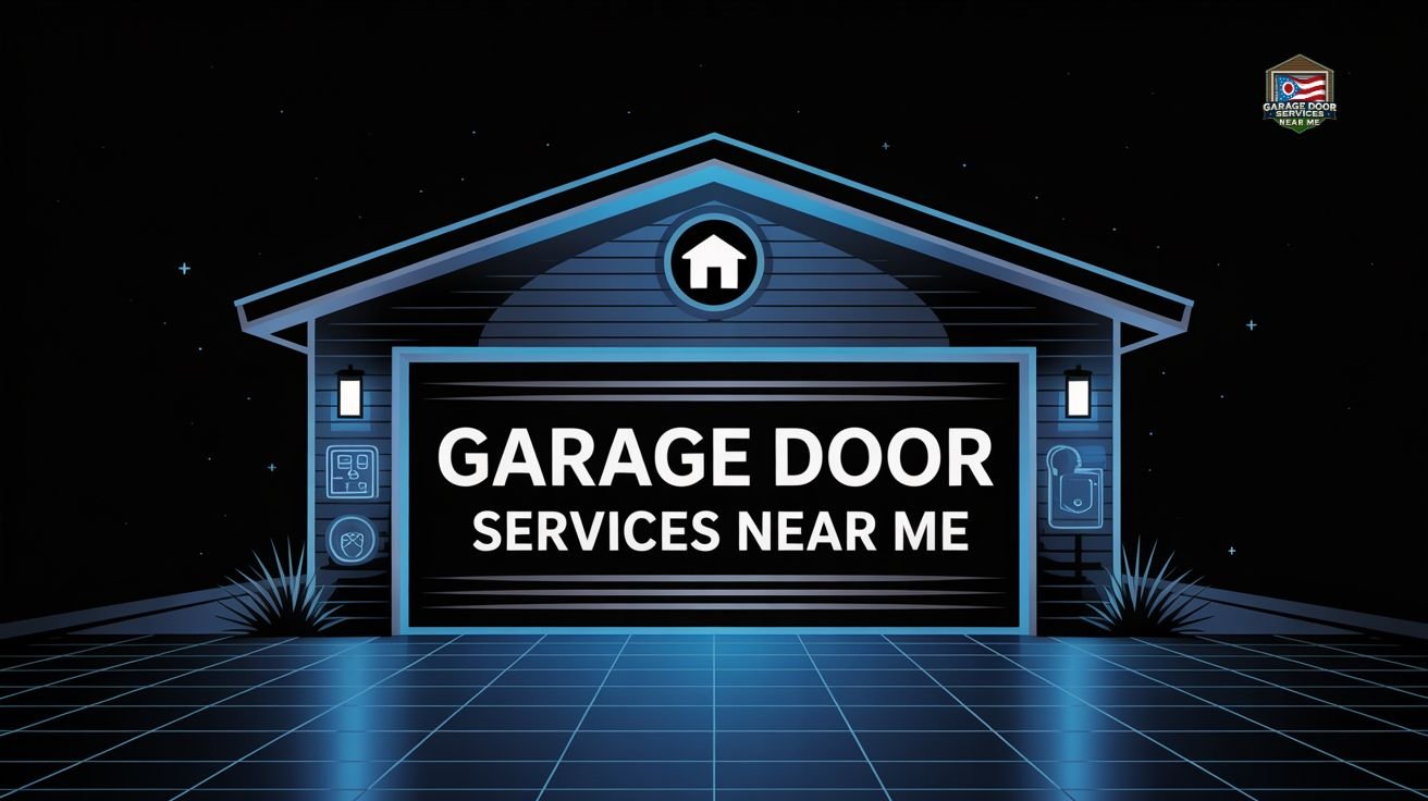 Garage door replacement services Lima Ohio - Before and after door replacement