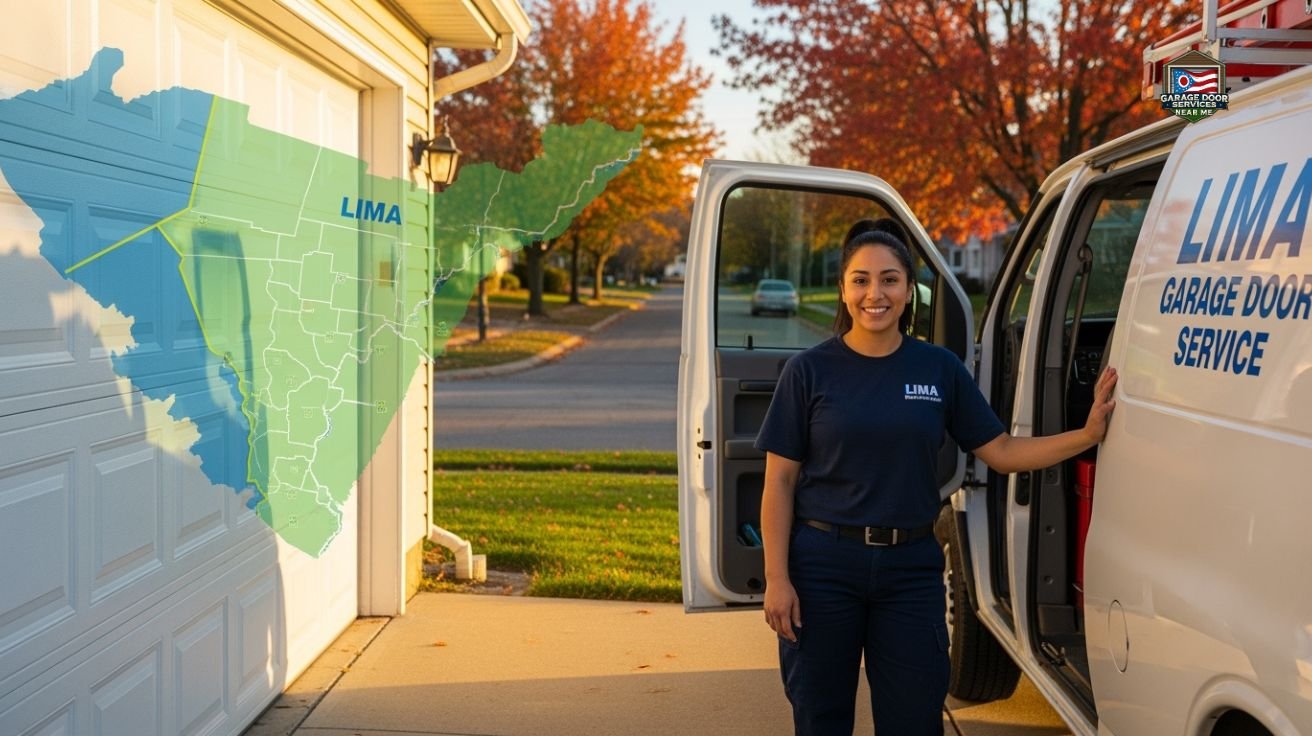 Garage door panel replacement Lima Ohio - Individual panel repair service