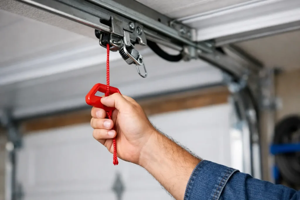 How Does a Garage Door Emergency Release Work?