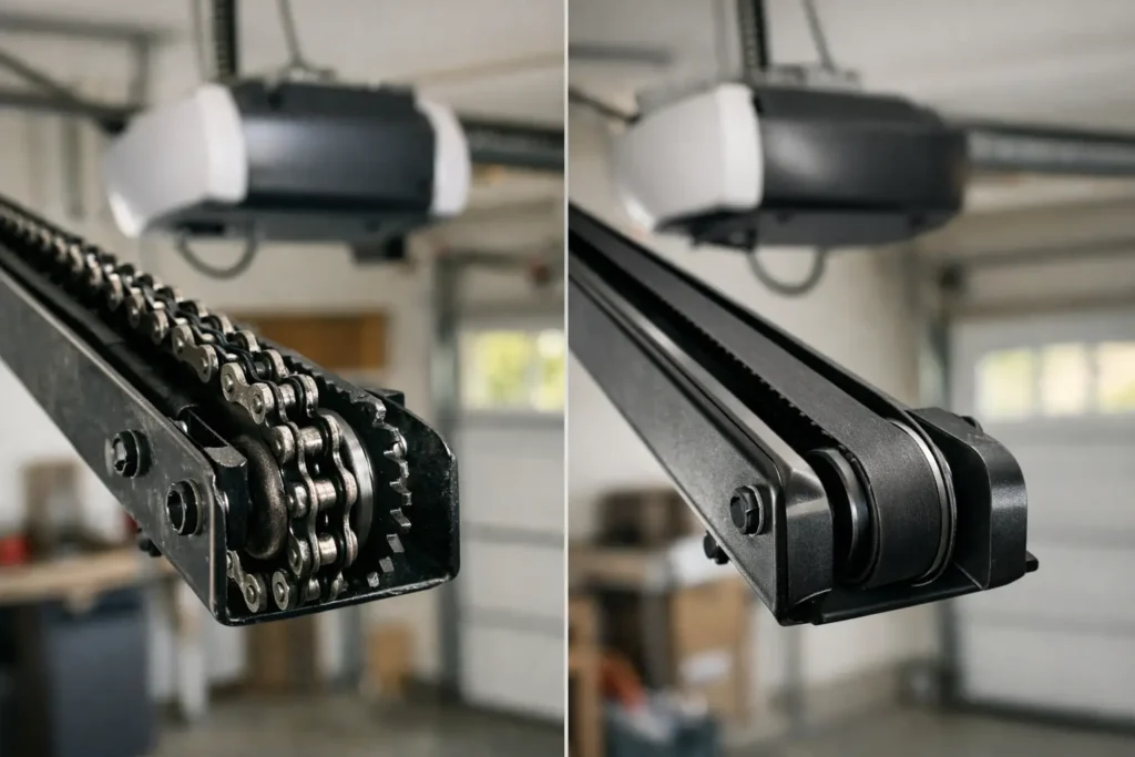 Garage Opener Chain vs Belt: Which Fits?