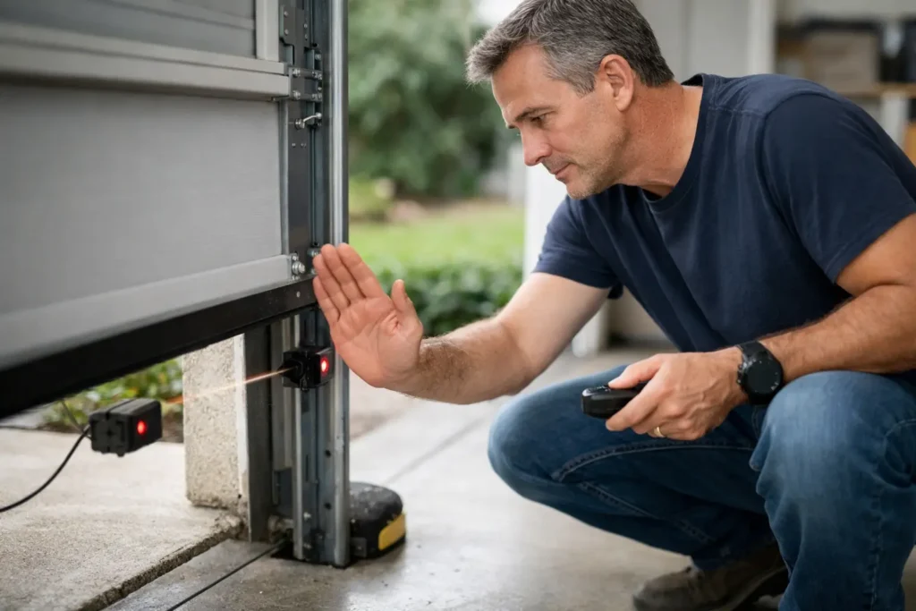 How to Test Garage Sensors Safely