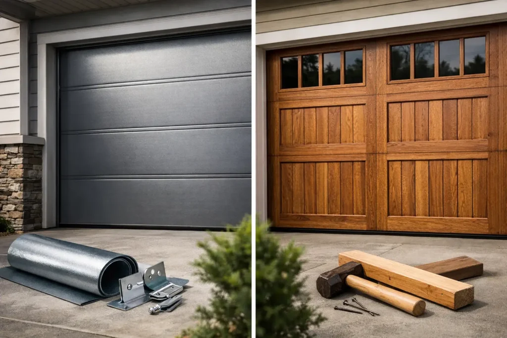 Steel vs Wood Garage Doors: Which Fits Best?