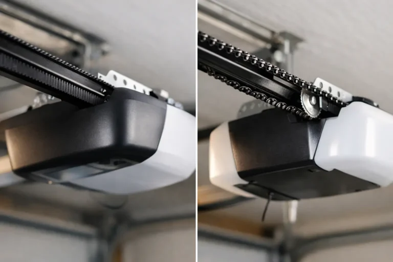 Belt Drive vs Chain Drive Opener