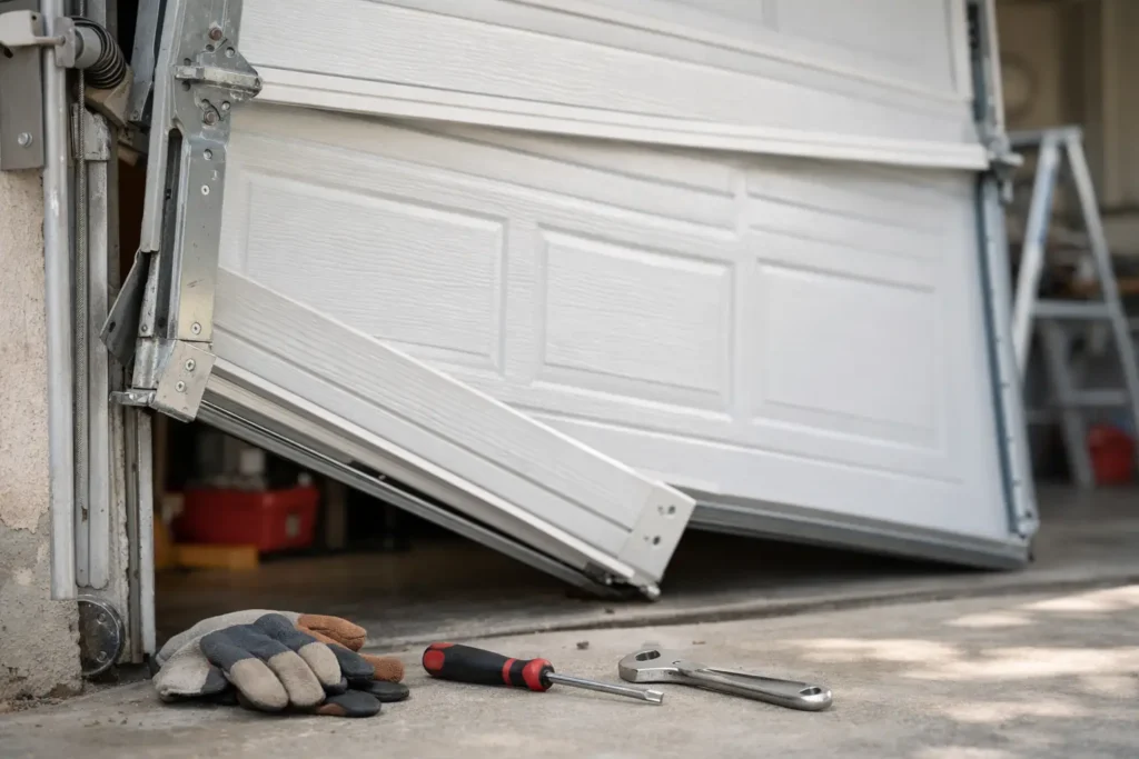 Garage Door Off Track? What to Do Next Safely