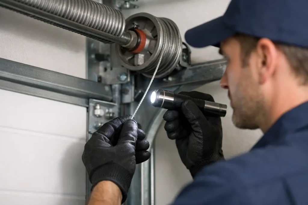 How to Inspect Garage Door Cables Safely