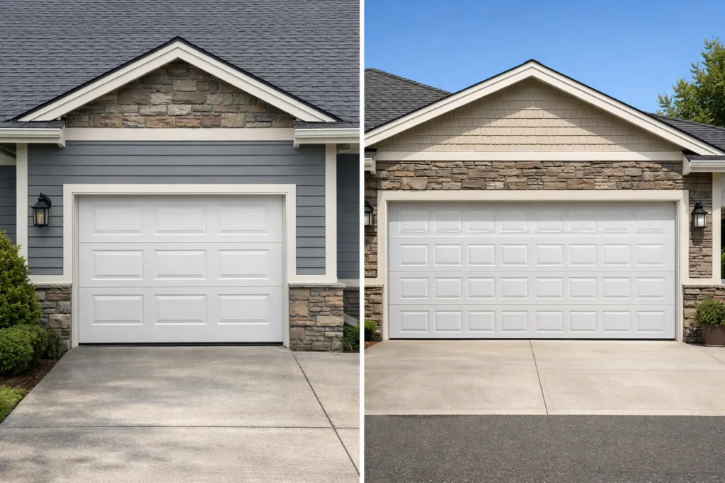 Single vs Double Garage Doors