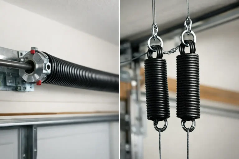 Torsion vs Extension Garage Springs
